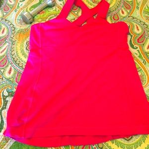 Lululemon tank top bright pink